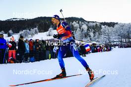 18.12.2021, Annecy-Le Grand Bornand, France (FRA): Martin Jaeger (SUI) -  IBU World Cup Biathlon, pursuit men, Annecy-Le Grand Bornand (FRA). www.nordicfocus.com. © Manzoni/NordicFocus. Every downloaded picture is fee-liable.