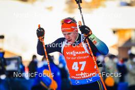18.12.2021, Annecy-Le Grand Bornand, France (FRA): Roman Rees (GER) -  IBU World Cup Biathlon, pursuit men, Annecy-Le Grand Bornand (FRA). www.nordicfocus.com. © Manzoni/NordicFocus. Every downloaded picture is fee-liable.