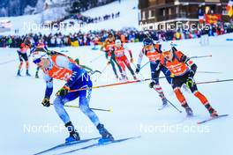 18.12.2021, Annecy-Le Grand Bornand, France (FRA): Tero Seppala (FIN), Adam Runnalls (CAN), (l-r) -  IBU World Cup Biathlon, pursuit men, Annecy-Le Grand Bornand (FRA). www.nordicfocus.com. © Manzoni/NordicFocus. Every downloaded picture is fee-liable.