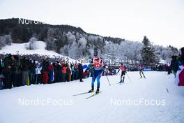 18.12.2021, Annecy-Le Grand Bornand, France (FRA): Niklas Hartweg (SUI) -  IBU World Cup Biathlon, pursuit men, Annecy-Le Grand Bornand (FRA). www.nordicfocus.com. © Manzoni/NordicFocus. Every downloaded picture is fee-liable.