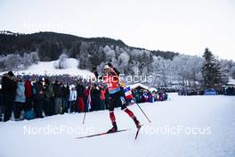 18.12.2021, Annecy-Le Grand Bornand, France (FRA): Christian Gow (CAN) -  IBU World Cup Biathlon, pursuit men, Annecy-Le Grand Bornand (FRA). www.nordicfocus.com. © Manzoni/NordicFocus. Every downloaded picture is fee-liable.