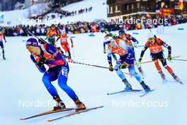 18.12.2021, Annecy-Le Grand Bornand, France (FRA): Martin Jaeger (SUI), Tero Seppala (FIN), (l-r) -  IBU World Cup Biathlon, pursuit men, Annecy-Le Grand Bornand (FRA). www.nordicfocus.com. © Manzoni/NordicFocus. Every downloaded picture is fee-liable.