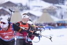 18.12.2021, Annecy-Le Grand Bornand, France (FRA): Johannes Thingnes Boe (NOR) -  IBU World Cup Biathlon, pursuit men, Annecy-Le Grand Bornand (FRA). www.nordicfocus.com. © Manzoni/NordicFocus. Every downloaded picture is fee-liable.