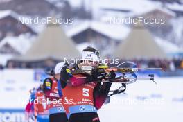18.12.2021, Annecy-Le Grand Bornand, France (FRA): Sturla Holm Laegreid (NOR) -  IBU World Cup Biathlon, pursuit men, Annecy-Le Grand Bornand (FRA). www.nordicfocus.com. © Manzoni/NordicFocus. Every downloaded picture is fee-liable.