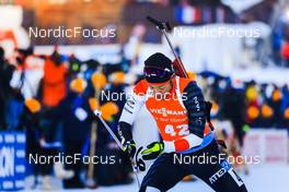 18.12.2021, Annecy-Le Grand Bornand, France (FRA): Tsukasa Kobonoki (JPN) -  IBU World Cup Biathlon, pursuit men, Annecy-Le Grand Bornand (FRA). www.nordicfocus.com. © Manzoni/NordicFocus. Every downloaded picture is fee-liable.