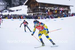 18.12.2021, Annecy-Le Grand Bornand, France (FRA): Peppe Femling (SWE) -  IBU World Cup Biathlon, pursuit men, Annecy-Le Grand Bornand (FRA). www.nordicfocus.com. © Manzoni/NordicFocus. Every downloaded picture is fee-liable.