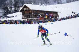 18.12.2021, Annecy-Le Grand Bornand, France (FRA): Mikita Labastau (BLR) -  IBU World Cup Biathlon, pursuit men, Annecy-Le Grand Bornand (FRA). www.nordicfocus.com. © Manzoni/NordicFocus. Every downloaded picture is fee-liable.
