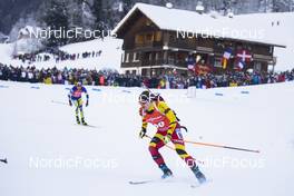 18.12.2021, Annecy-Le Grand Bornand, France (FRA): Thierry Langer (BEL) -  IBU World Cup Biathlon, pursuit men, Annecy-Le Grand Bornand (FRA). www.nordicfocus.com. © Manzoni/NordicFocus. Every downloaded picture is fee-liable.