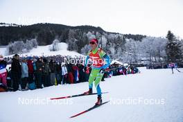 18.12.2021, Annecy-Le Grand Bornand, France (FRA): Miha Dovzan (SLO) -  IBU World Cup Biathlon, pursuit men, Annecy-Le Grand Bornand (FRA). www.nordicfocus.com. © Manzoni/NordicFocus. Every downloaded picture is fee-liable.