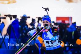 18.12.2021, Annecy-Le Grand Bornand, France (FRA): Regina Oja (EST) -  IBU World Cup Biathlon, pursuit women, Annecy-Le Grand Bornand (FRA). www.nordicfocus.com. © Manzoni/NordicFocus. Every downloaded picture is fee-liable.