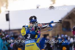 18.12.2021, Annecy-Le Grand Bornand, France (FRA): Elvira Oeberg (SWE) -  IBU World Cup Biathlon, pursuit women, Annecy-Le Grand Bornand (FRA). www.nordicfocus.com. © Manzoni/NordicFocus. Every downloaded picture is fee-liable.