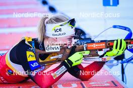 18.12.2021, Annecy-Le Grand Bornand, France (FRA): Marte Olsbu Roeiseland (NOR) -  IBU World Cup Biathlon, pursuit women, Annecy-Le Grand Bornand (FRA). www.nordicfocus.com. © Manzoni/NordicFocus. Every downloaded picture is fee-liable.