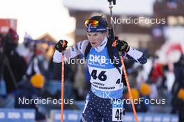 18.12.2021, Annecy-Le Grand Bornand, France (FRA): Clare Egan (USA) -  IBU World Cup Biathlon, pursuit women, Annecy-Le Grand Bornand (FRA). www.nordicfocus.com. © Manzoni/NordicFocus. Every downloaded picture is fee-liable.