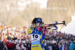 18.12.2021, Annecy-Le Grand Bornand, France (FRA): Hanna Oeberg (SWE) -  IBU World Cup Biathlon, pursuit women, Annecy-Le Grand Bornand (FRA). www.nordicfocus.com. © Manzoni/NordicFocus. Every downloaded picture is fee-liable.