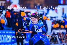 18.12.2021, Annecy-Le Grand Bornand, France (FRA): Justine Braisaz-Bouchet (FRA) -  IBU World Cup Biathlon, pursuit women, Annecy-Le Grand Bornand (FRA). www.nordicfocus.com. © Manzoni/NordicFocus. Every downloaded picture is fee-liable.