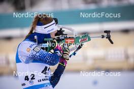 18.12.2021, Annecy-Le Grand Bornand, France (FRA): Suvi Minkkinen (FIN) -  IBU World Cup Biathlon, pursuit women, Annecy-Le Grand Bornand (FRA). www.nordicfocus.com. © Manzoni/NordicFocus. Every downloaded picture is fee-liable.