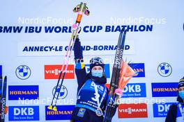 18.12.2021, Annecy-Le Grand Bornand, France (FRA): Elvira Oeberg (SWE), Podium -  IBU World Cup Biathlon, pursuit women, Annecy-Le Grand Bornand (FRA). www.nordicfocus.com. © Manzoni/NordicFocus. Every downloaded picture is fee-liable.