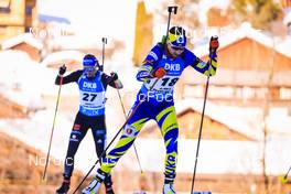 18.12.2021, Annecy-Le Grand Bornand, France (FRA): Olena Bilosiuk (UKR) -  IBU World Cup Biathlon, pursuit women, Annecy-Le Grand Bornand (FRA). www.nordicfocus.com. © Manzoni/NordicFocus. Every downloaded picture is fee-liable.