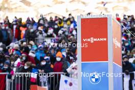 18.12.2021, Annecy-Le Grand Bornand, France (FRA): Industry Feature: Viessmann Starttower -  IBU World Cup Biathlon, pursuit women, Annecy-Le Grand Bornand (FRA). www.nordicfocus.com. © Manzoni/NordicFocus. Every downloaded picture is fee-liable.