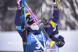 18.12.2021, Annecy-Le Grand Bornand, France (FRA): Elvira Oeberg (SWE) -  IBU World Cup Biathlon, pursuit women, Annecy-Le Grand Bornand (FRA). www.nordicfocus.com. © Manzoni/NordicFocus. Every downloaded picture is fee-liable.