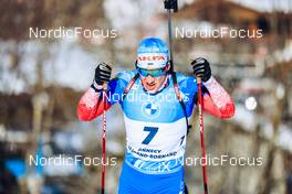 17.12.2021, Annecy-Le Grand Bornand, France (FRA): Eduard Latypov (RUS) -  IBU World Cup Biathlon, sprint men, Annecy-Le Grand Bornand (FRA). www.nordicfocus.com. © Manzoni/NordicFocus. Every downloaded picture is fee-liable.