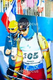 17.12.2021, Annecy-Le Grand Bornand, France (FRA): Cesar Beauvais (BEL) -  IBU World Cup Biathlon, sprint men, Annecy-Le Grand Bornand (FRA). www.nordicfocus.com. © Manzoni/NordicFocus. Every downloaded picture is fee-liable.