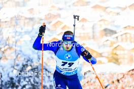 17.12.2021, Annecy-Le Grand Bornand, France (FRA): Maksim Varabei (BLR) -  IBU World Cup Biathlon, sprint men, Annecy-Le Grand Bornand (FRA). www.nordicfocus.com. © Manzoni/NordicFocus. Every downloaded picture is fee-liable.