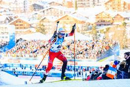 17.12.2021, Annecy-Le Grand Bornand, France (FRA): Felix Leitner (AUT) -  IBU World Cup Biathlon, sprint men, Annecy-Le Grand Bornand (FRA). www.nordicfocus.com. © Manzoni/NordicFocus. Every downloaded picture is fee-liable.