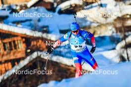 17.12.2021, Annecy-Le Grand Bornand, France (FRA): Daniil Serokhvostov (RUS) -  IBU World Cup Biathlon, sprint men, Annecy-Le Grand Bornand (FRA). www.nordicfocus.com. © Manzoni/NordicFocus. Every downloaded picture is fee-liable.