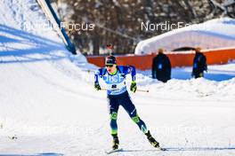 17.12.2021, Annecy-Le Grand Bornand, France (FRA): Dzmitry Lazouski (BLR) -  IBU World Cup Biathlon, sprint men, Annecy-Le Grand Bornand (FRA). www.nordicfocus.com. © Manzoni/NordicFocus. Every downloaded picture is fee-liable.