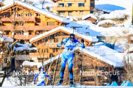 17.12.2021, Annecy-Le Grand Bornand, France (FRA): Simon Desthieux (FRA) -  IBU World Cup Biathlon, sprint men, Annecy-Le Grand Bornand (FRA). www.nordicfocus.com. © Manzoni/NordicFocus. Every downloaded picture is fee-liable.