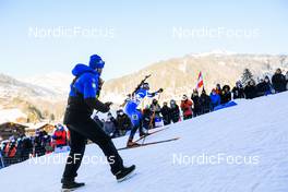 17.12.2021, Annecy-Le Grand Bornand, France (FRA): Fabien Claude (FRA) -  IBU World Cup Biathlon, sprint men, Annecy-Le Grand Bornand (FRA). www.nordicfocus.com. © Manzoni/NordicFocus. Every downloaded picture is fee-liable.