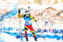 17.12.2021, Annecy-Le Grand Bornand, France (FRA): Tom Lahaye-Goffart (BEL) -  IBU World Cup Biathlon, sprint men, Annecy-Le Grand Bornand (FRA). www.nordicfocus.com. © Manzoni/NordicFocus. Every downloaded picture is fee-liable.