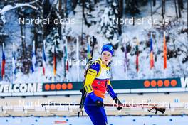 17.12.2021, Annecy-Le Grand Bornand, France (FRA): Sebastian Samuelsson (SWE) -  IBU World Cup Biathlon, sprint men, Annecy-Le Grand Bornand (FRA). www.nordicfocus.com. © Manzoni/NordicFocus. Every downloaded picture is fee-liable.