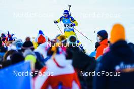 17.12.2021, Annecy-Le Grand Bornand, France (FRA): Malte Stefansson (SWE) -  IBU World Cup Biathlon, sprint men, Annecy-Le Grand Bornand (FRA). www.nordicfocus.com. © Manzoni/NordicFocus. Every downloaded picture is fee-liable.