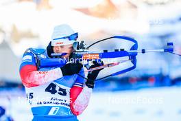 17.12.2021, Annecy-Le Grand Bornand, France (FRA): Said Karimulla Khalili (RUS) -  IBU World Cup Biathlon, sprint men, Annecy-Le Grand Bornand (FRA). www.nordicfocus.com. © Manzoni/NordicFocus. Every downloaded picture is fee-liable.