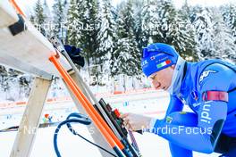 17.12.2021, Annecy-Le Grand Bornand, France (FRA): Lukas Hofer (ITA) -  IBU World Cup Biathlon, sprint men, Annecy-Le Grand Bornand (FRA). www.nordicfocus.com. © Manzoni/NordicFocus. Every downloaded picture is fee-liable.