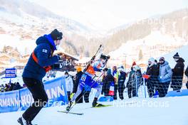 16.12.2021, Annecy-Le Grand Bornand, France (FRA): Mari Eder (FIN) -  IBU World Cup Biathlon, sprint women, Annecy-Le Grand Bornand (FRA). www.nordicfocus.com. © Manzoni/NordicFocus. Every downloaded picture is fee-liable.