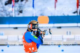 16.12.2021, Annecy-Le Grand Bornand, France (FRA): Anais Bescond (FRA) -  IBU World Cup Biathlon, sprint women, Annecy-Le Grand Bornand (FRA). www.nordicfocus.com. © Manzoni/NordicFocus. Every downloaded picture is fee-liable.
