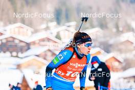 16.12.2021, Annecy-Le Grand Bornand, France (FRA): Caroline Colombo (FRA) -  IBU World Cup Biathlon, sprint women, Annecy-Le Grand Bornand (FRA). www.nordicfocus.com. © Manzoni/NordicFocus. Every downloaded picture is fee-liable.