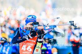 16.12.2021, Annecy-Le Grand Bornand, France (FRA): Vanessa Hinz (GER) -  IBU World Cup Biathlon, sprint women, Annecy-Le Grand Bornand (FRA). www.nordicfocus.com. © Manzoni/NordicFocus. Every downloaded picture is fee-liable.