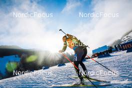 16.12.2021, Annecy-Le Grand Bornand, France (FRA): Janina Hettich (GER) -  IBU World Cup Biathlon, sprint women, Annecy-Le Grand Bornand (FRA). www.nordicfocus.com. © Manzoni/NordicFocus. Every downloaded picture is fee-liable.