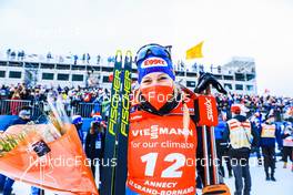 16.12.2021, Annecy-Le Grand Bornand, France (FRA): Lisa Theresa Hauser (AUT) -  IBU World Cup Biathlon, sprint women, Annecy-Le Grand Bornand (FRA). www.nordicfocus.com. © Manzoni/NordicFocus. Every downloaded picture is fee-liable.