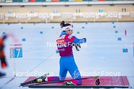 14.12.2021, Annecy-Le Grand Bornand, France (FRA): Valeriia Vasnetcova (RUS) -  IBU World Cup Biathlon, training, Annecy-Le Grand Bornand (FRA). www.nordicfocus.com. © Manzoni/NordicFocus. Every downloaded picture is fee-liable.