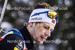 15.12.2021, Annecy-Le Grand Bornand, France (FRA): Sturla Holm Laegreid (NOR) - IBU World Cup Biathlon, training, Annecy-Le Grand Bornand (FRA). www.nordicfocus.com. © Manzoni/NordicFocus. Every downloaded picture is fee-liable.