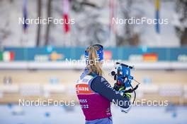 14.12.2021, Annecy-Le Grand Bornand, France (FRA): Franziska Preuss (GER) -  IBU World Cup Biathlon, training, Annecy-Le Grand Bornand (FRA). www.nordicfocus.com. © Manzoni/NordicFocus. Every downloaded picture is fee-liable.