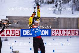15.12.2021, Annecy-Le Grand Bornand, France (FRA): Tom Lahaye-Goffart (BEL) - IBU World Cup Biathlon, training, Annecy-Le Grand Bornand (FRA). www.nordicfocus.com. © Manzoni/NordicFocus. Every downloaded picture is fee-liable.