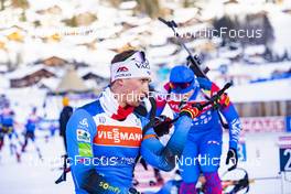 15.12.2021, Annecy-Le Grand Bornand, France (FRA): Fabien Claude (FRA) - IBU World Cup Biathlon, training, Annecy-Le Grand Bornand (FRA). www.nordicfocus.com. © Manzoni/NordicFocus. Every downloaded picture is fee-liable.