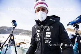 15.12.2021, Annecy-Le Grand Bornand, France (FRA): Patrick Oberegger (ITA) coach Team Norway - IBU World Cup Biathlon, training, Annecy-Le Grand Bornand (FRA). www.nordicfocus.com. © Manzoni/NordicFocus. Every downloaded picture is fee-liable.