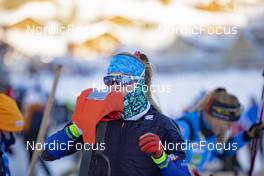14.12.2021, Annecy-Le Grand Bornand, France (FRA): Dzinara Alimbekava (BLR) -  IBU World Cup Biathlon, training, Annecy-Le Grand Bornand (FRA). www.nordicfocus.com. © Manzoni/NordicFocus. Every downloaded picture is fee-liable.